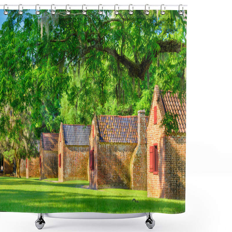 Personality  Southern Plantation Slave Quarters Shower Curtains