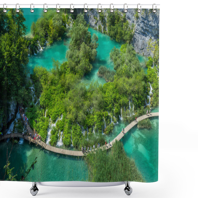 Personality  Beautiful View In Plitvice Lakes National Park. Croatia Shower Curtains