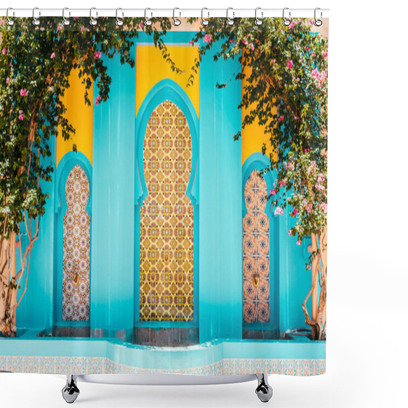 Personality  Morocco Architecture Style Shower Curtains