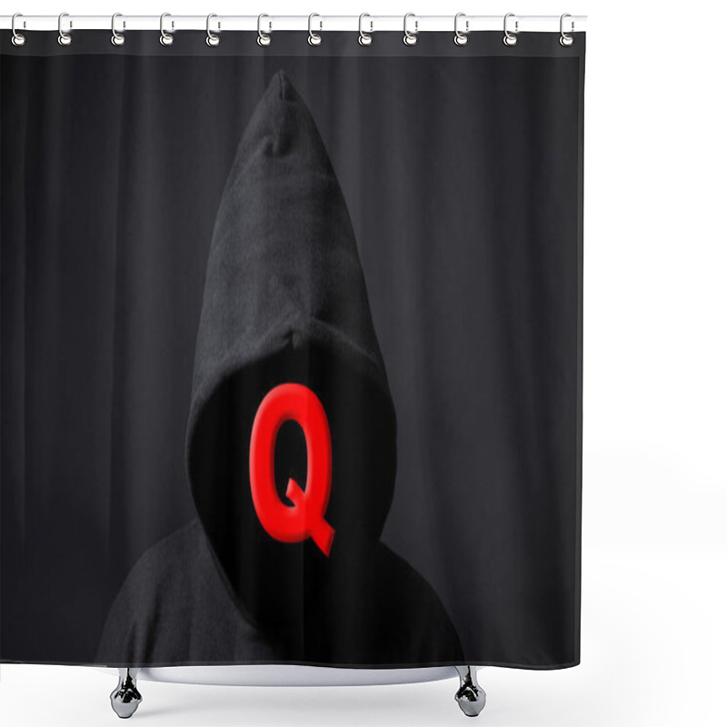 Personality  Q Or QAnon Conspiracy Theory Shower Curtains