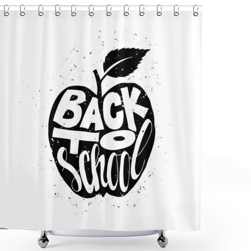 Personality  Back To School Poster Shower Curtains