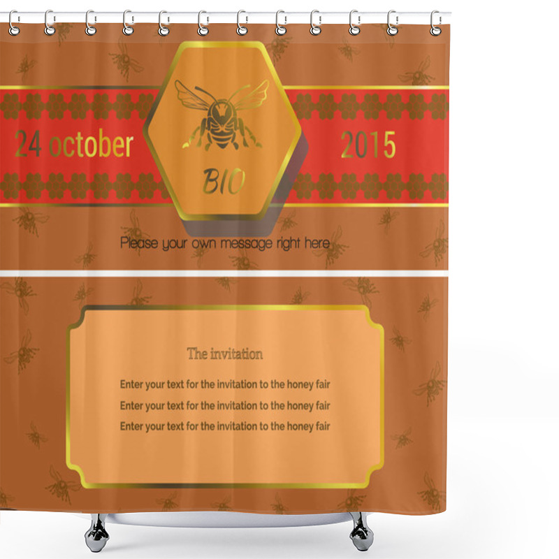 Personality  The Invitation 8 Shower Curtains