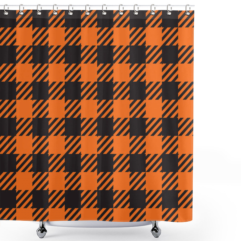 Personality  Seamless Checkered Pattern Shower Curtains