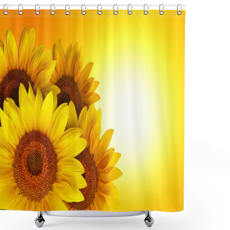 Personality  Sunflowers Shower Curtains