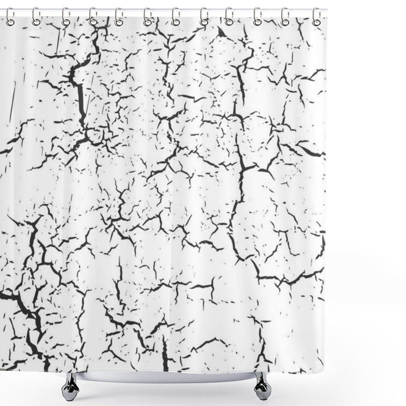 Personality  Grunge Abstract Texture Shower Curtains