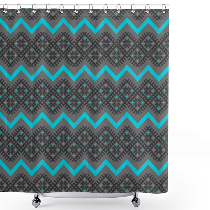 Personality  Ethnic Background Shower Curtains