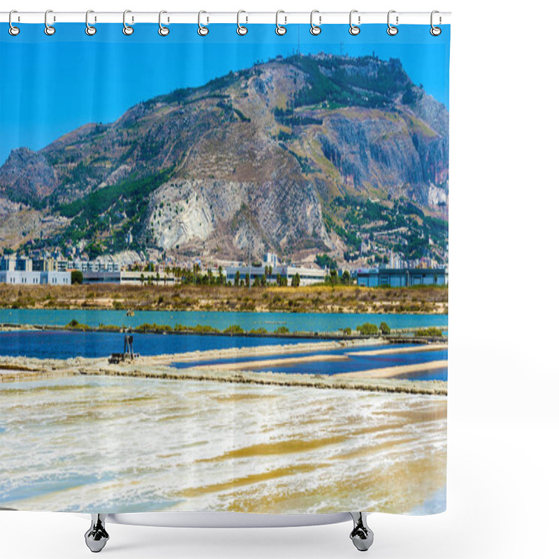 Personality  The Salt Flats Of Trapani, Shower Curtains