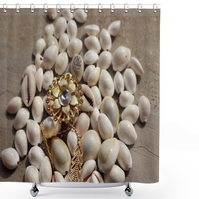 Personality  Seashell Jewels: Nature's Masterpiece Shower Curtains