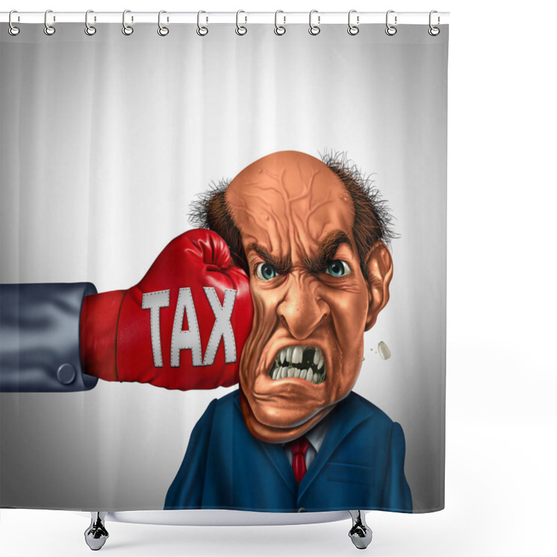 Personality  Painful Tax Shower Curtains