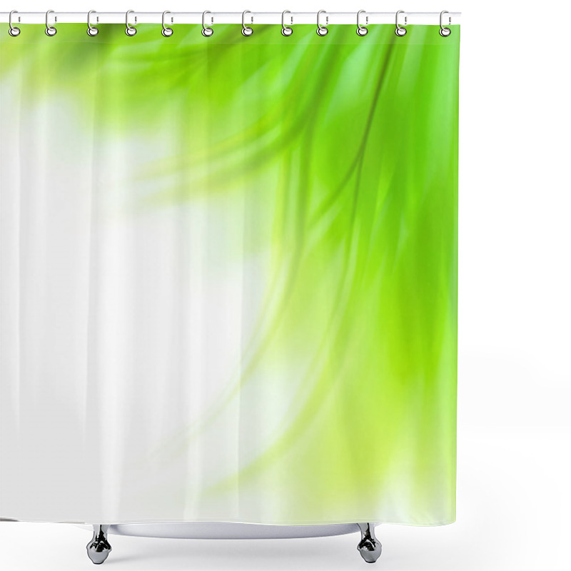 Personality  Green Grass Border Background Shower Curtains