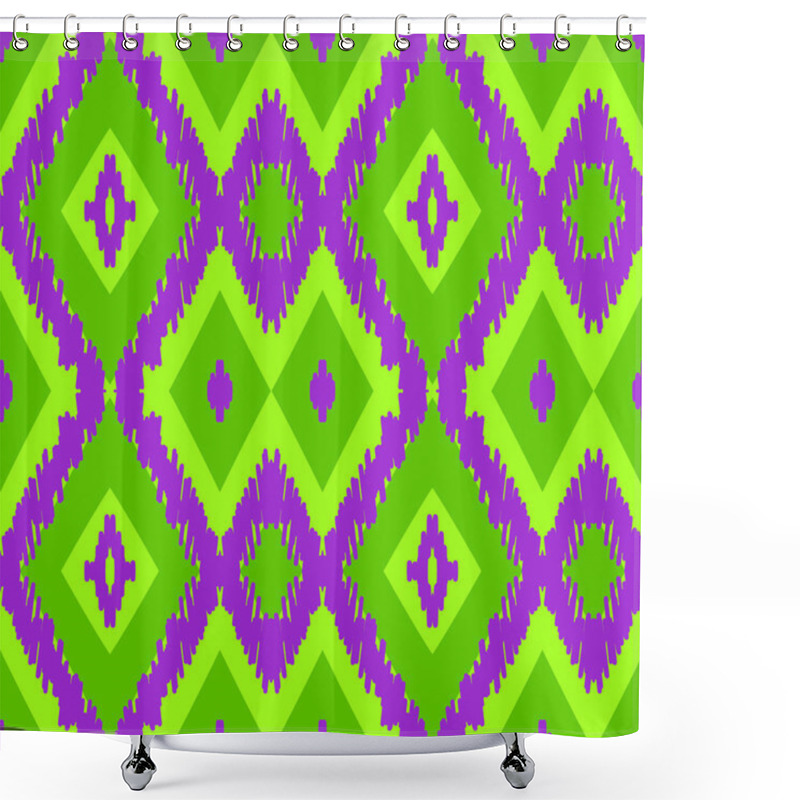 Personality  Chevron Zig Zag Pattern Shower Curtains