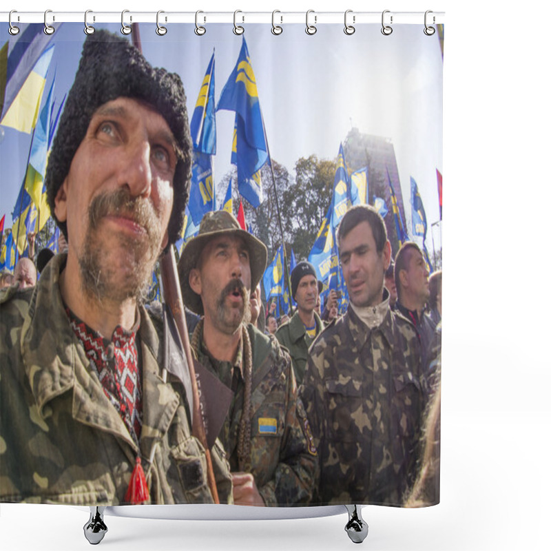 Personality  Disturbances Near Verkhovna Rada Shower Curtains