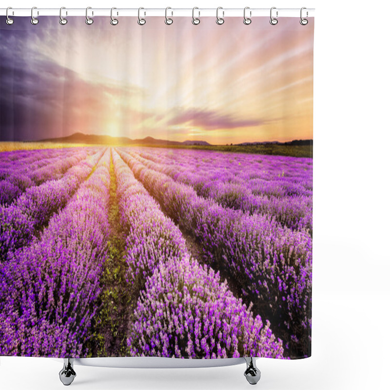 Personality  Lavender Sunrise 2 Shower Curtains