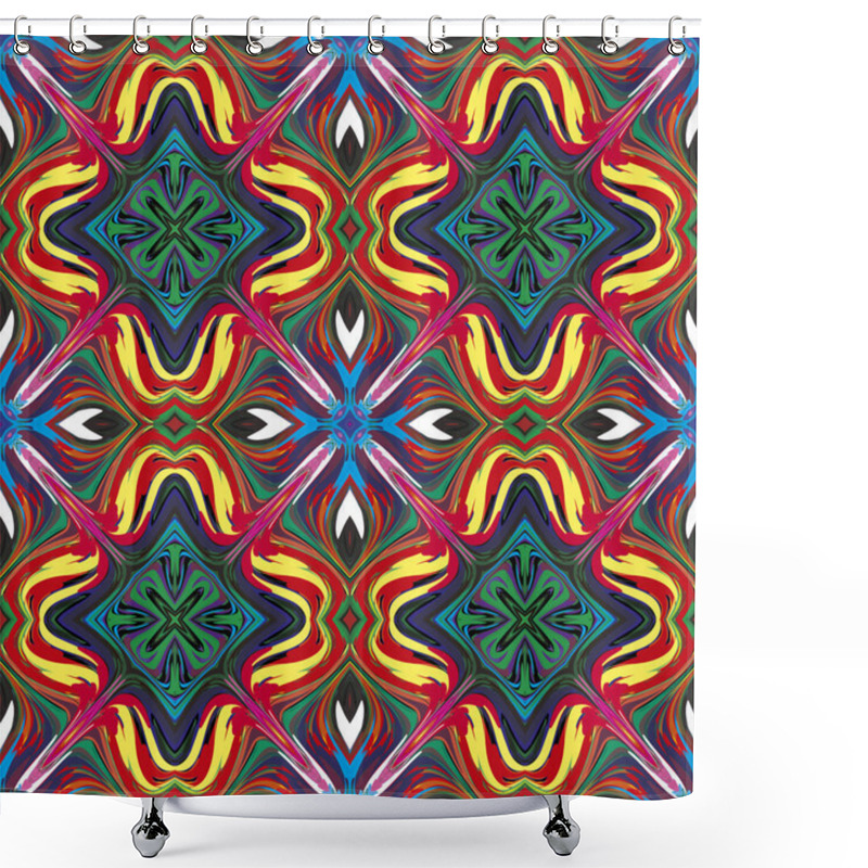 Personality  African Textile Design Shower Curtains