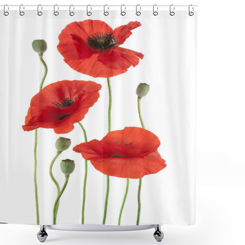 Personality  Poppy Shower Curtains