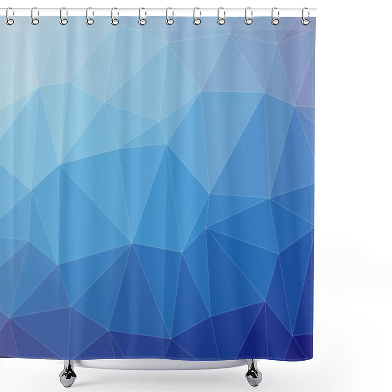 Personality  Abstract Geometric Polygon Shower Curtains