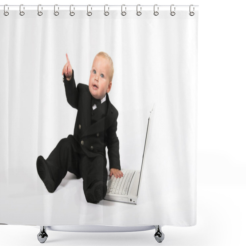 Personality  Baby Executive Shower Curtains