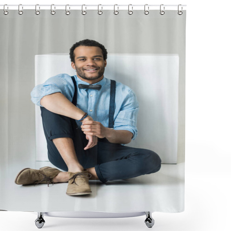 Personality  Stylish Young Man  Shower Curtains