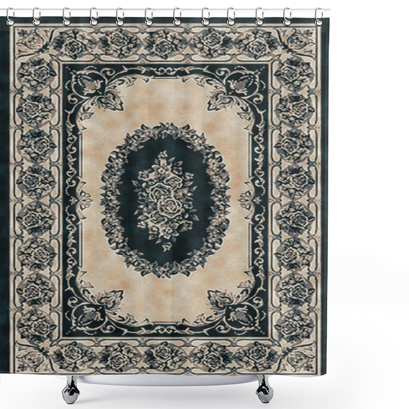 Personality  Carpet Bathmat And Rug Boho Style Ethnic Design Pattern With Distressed Texture And Effect Shower Curtains