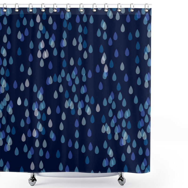 Personality  Rainy Spring Day. Shower Curtains