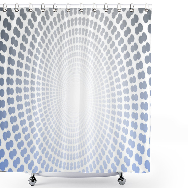 Personality  Zoom Blue Copyspace Backdrop Shower Curtains