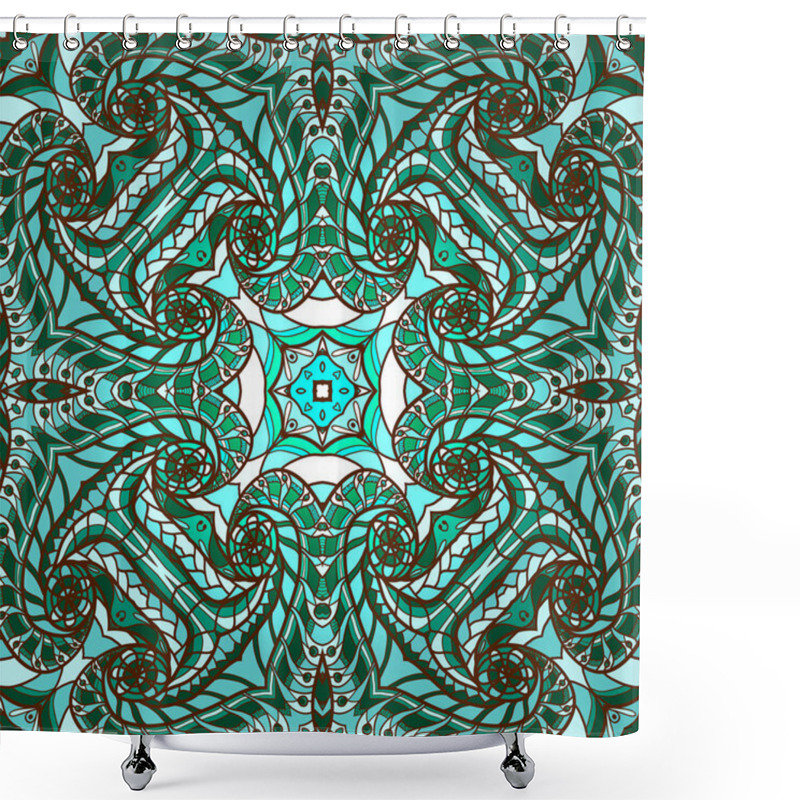 Personality  Abstract Seamless Pattern Shower Curtains