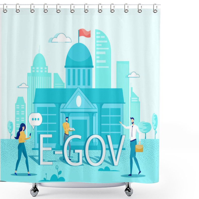 Personality  Electronic Government, Banking, Financial Services Shower Curtains