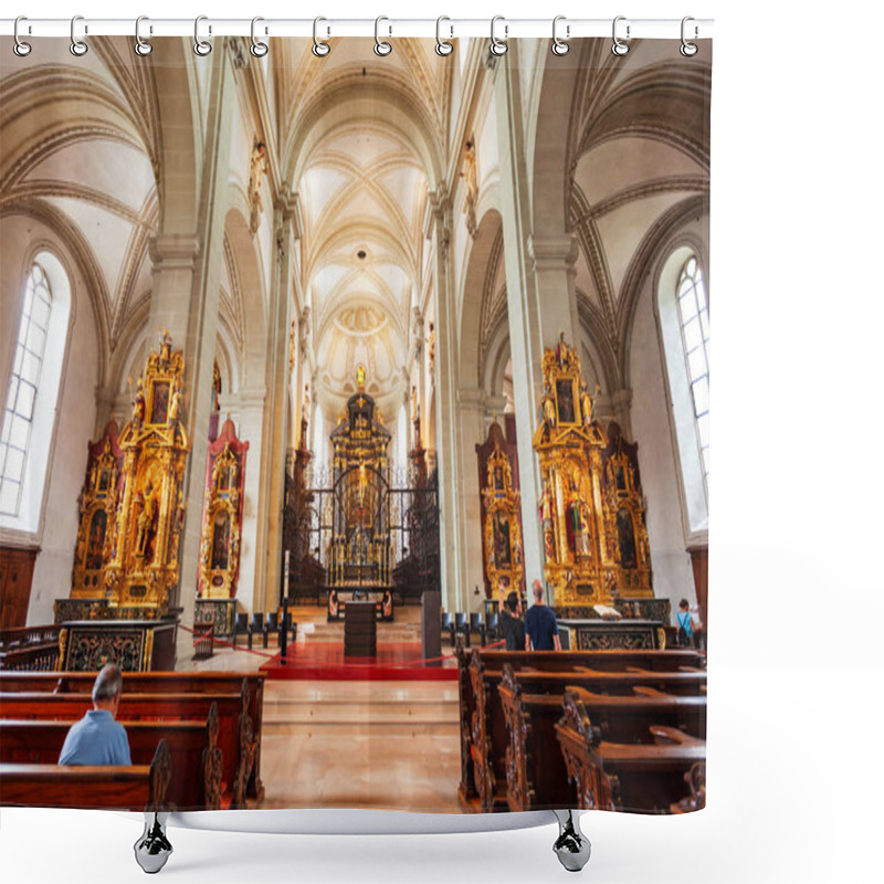 Personality  St. Leodegar Church In Lucerne Shower Curtains