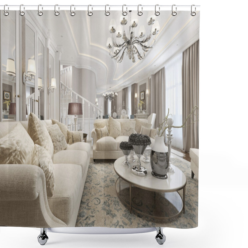 Personality  Living Room Classic Style Shower Curtains