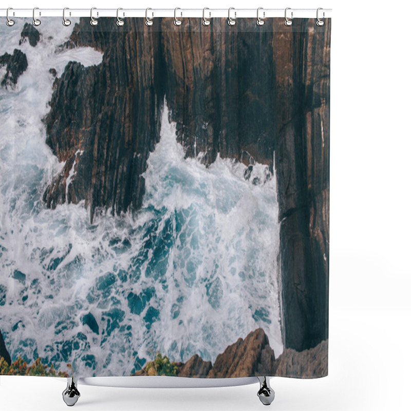 Personality  Rocks Shower Curtains