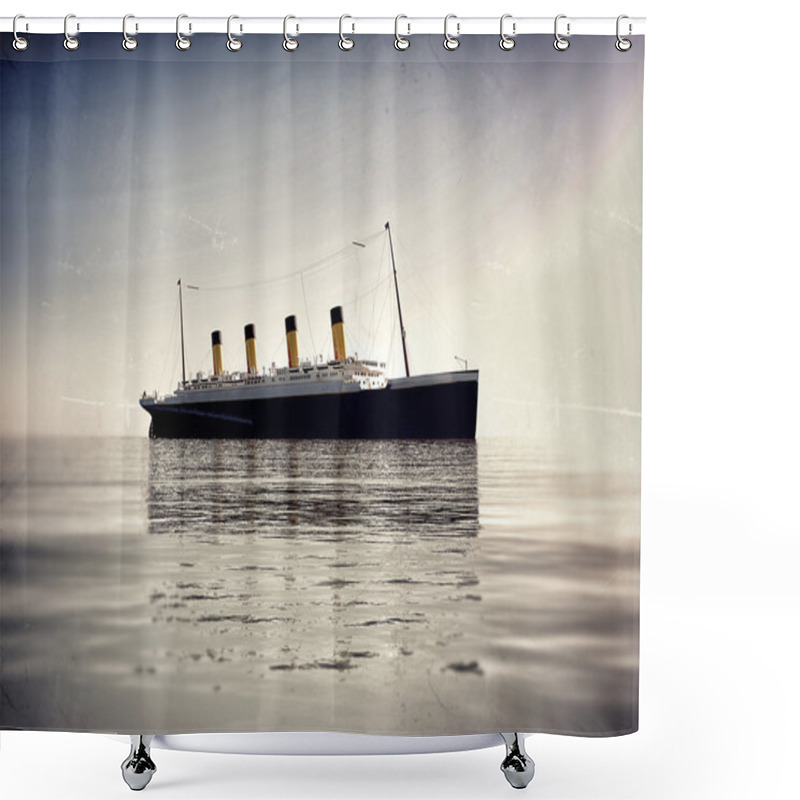 Personality  Titanic Shower Curtains