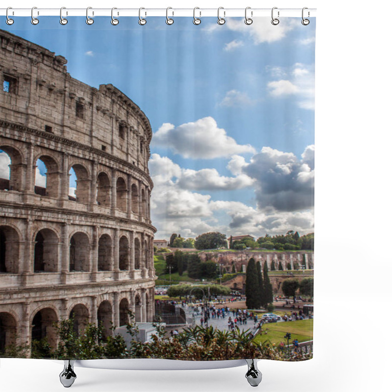 Personality  Colosseum Or Coliseum Also Known As The Flavian Amphitheatre Shower Curtains