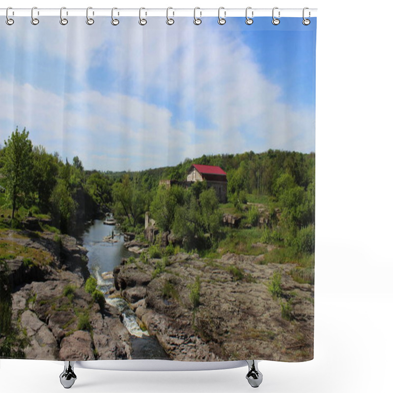 Personality  Buki. Canyon In Ukraine Shower Curtains