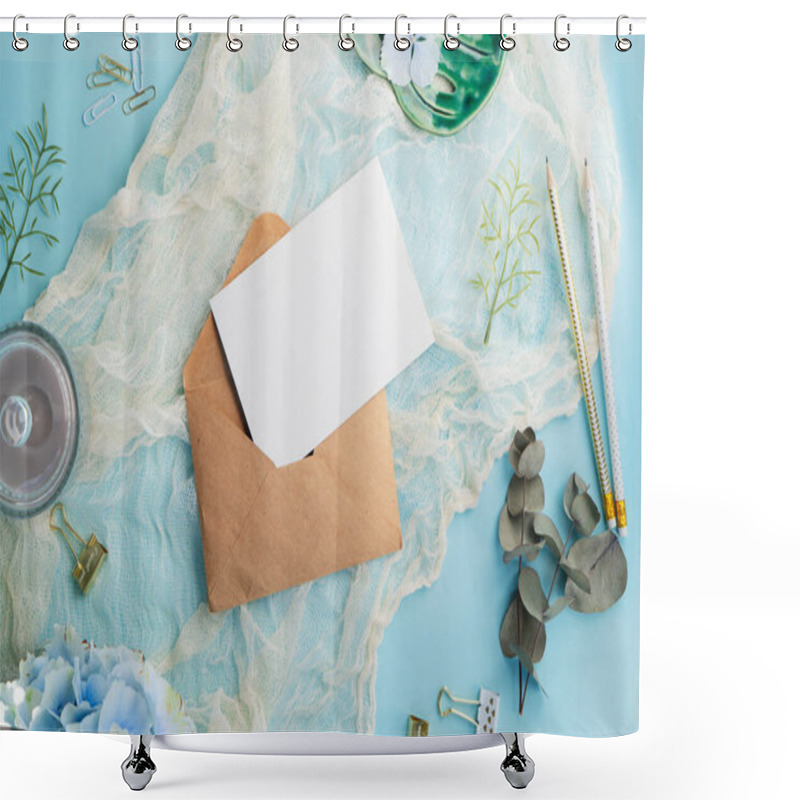 Personality  Creative Wedding Composition Shower Curtains