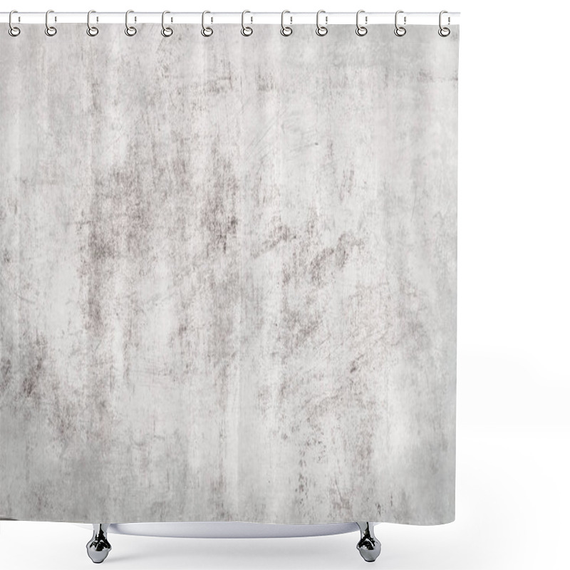 Personality  Old Torn-out White Wall Backgorund Grunge Texture  Shower Curtains