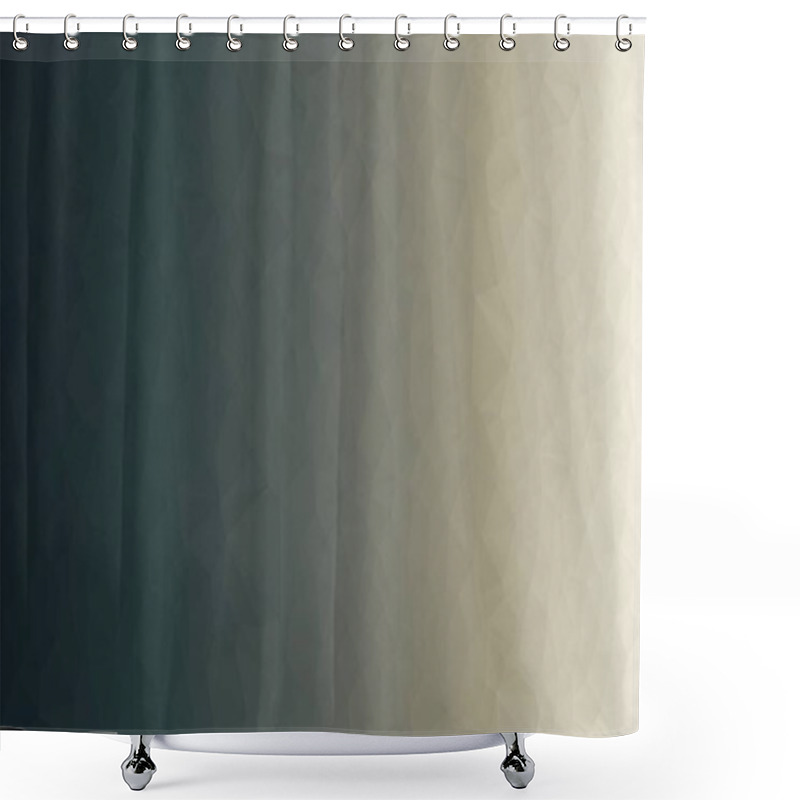 Personality  Abstract Geometric Background With Poly Pattern Shower Curtains