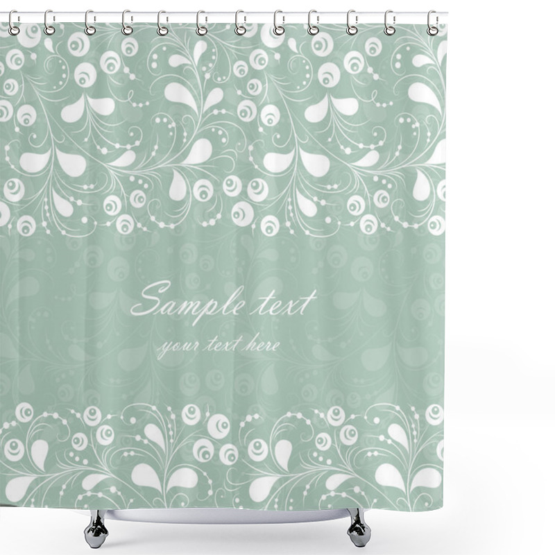 Personality  Floral Abstract  Background Shower Curtains