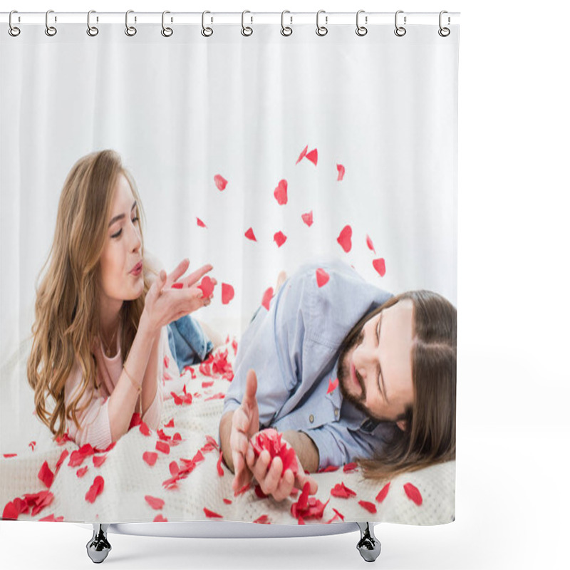 Personality  Beautiful Couple In Love     Shower Curtains