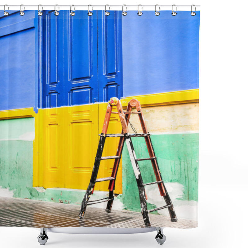 Personality  Painted Shower Curtains