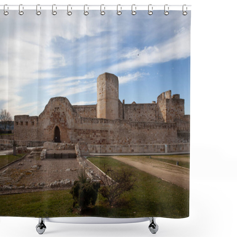 Personality  Zamora, Spain - 8 January 2021: Zamora Cathedral Shower Curtains