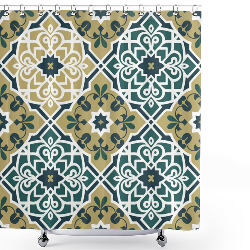 Personality  Cultural Harmony Through Islamic Patterns. Shower Curtains