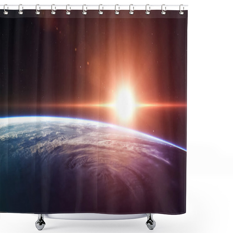 Personality  High Quality Earth Image. Elements Of This Image Furnished By NASA Shower Curtains