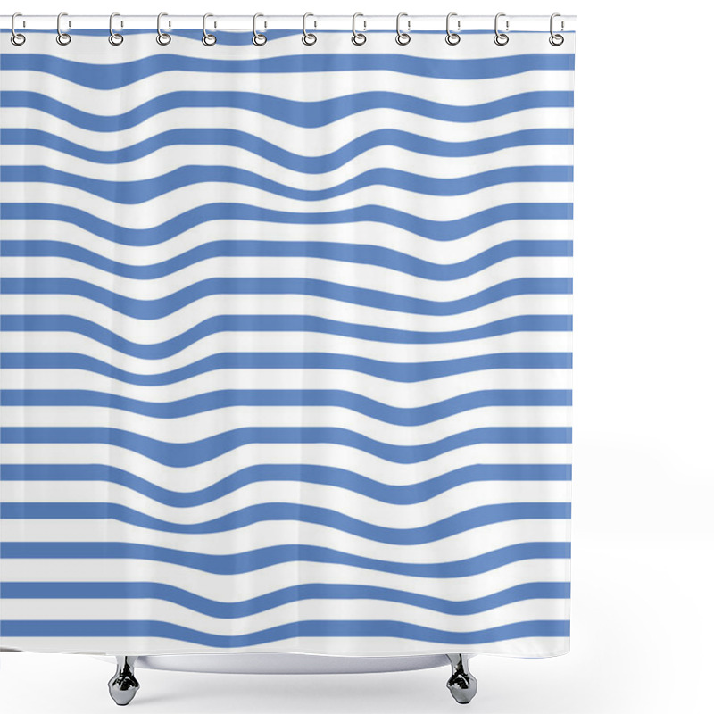 Personality  Cute Sea Pattern Shower Curtains