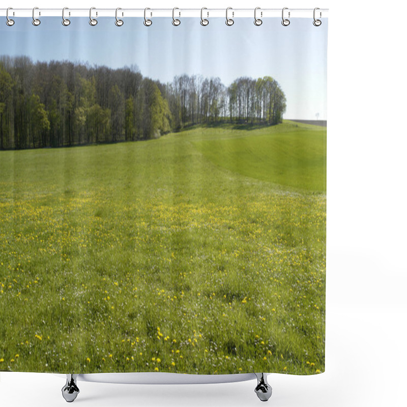 Personality  Flowery Meadow In Hohenlohe Shower Curtains