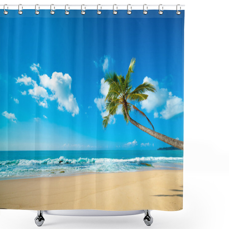 Personality  Tropical Beach Shower Curtains