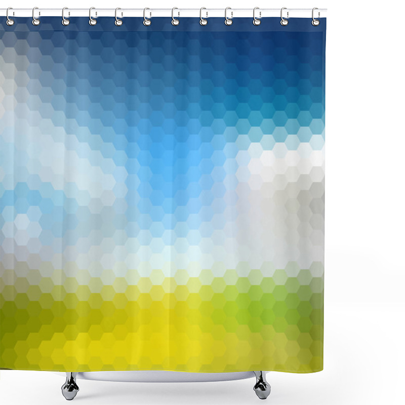 Personality  Abstract Blurred Background, Abstract Template Vector Shower Curtains