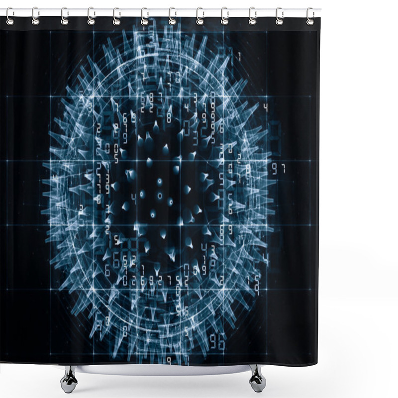 Personality  Digital Reality Shower Curtains