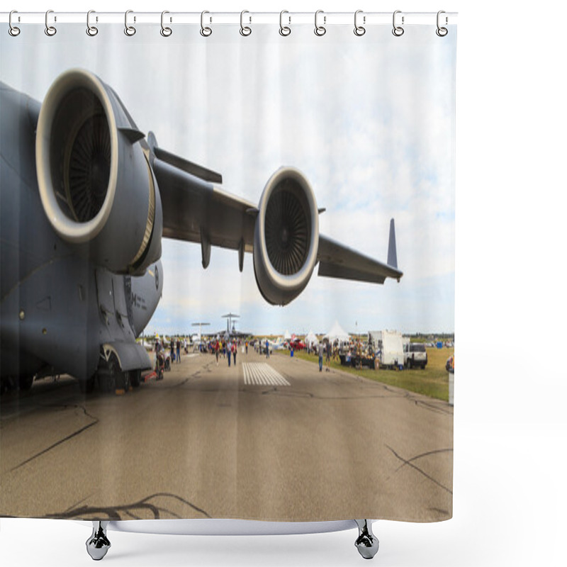 Personality  Air Show Shower Curtains