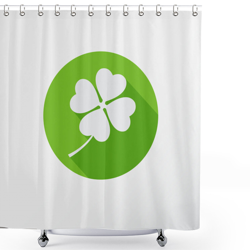 Personality  St. Patrick's Day Flat Icon Shower Curtains