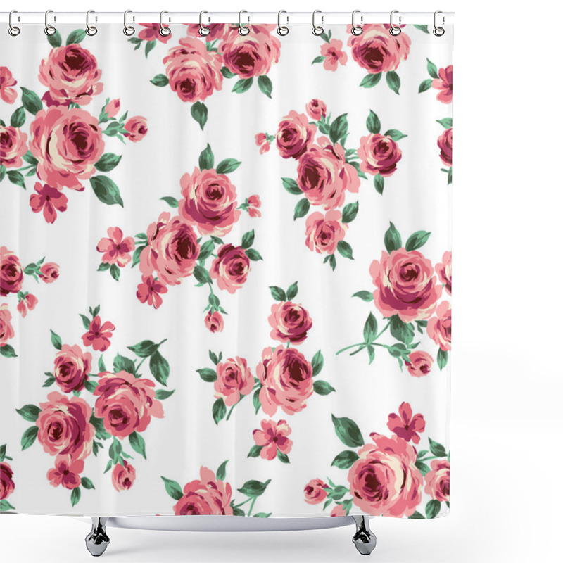 Personality  Pattern Of The Rose Shower Curtains